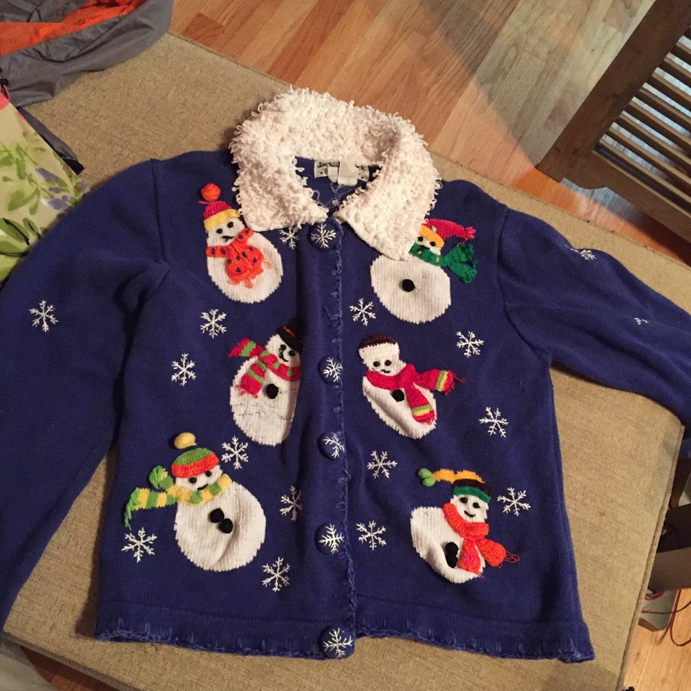 Vintage snowman sweater